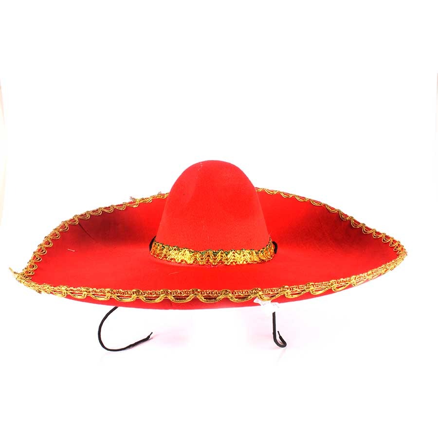 Chapéu Mexicano Vermelho